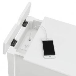 Kian White Side Table (24 H x 14 W x 18 D) by Picket House Furnishings -Picket House Furnishings Sales Store white picket house furnishings nightstands ctmt750nse 44 1000