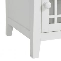 Kian White Side Table (24 H x 14 W x 18 D) by Picket House Furnishings -Picket House Furnishings Sales Store white picket house furnishings nightstands ctmt750nse fa 1000