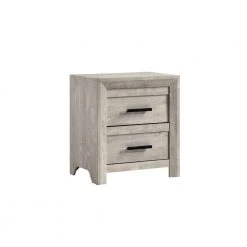Keely 27 in. H x 24 in. W x 17 in. D 2-Drawer Nightstand in White by Picket House Furnishings