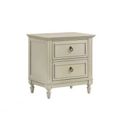Gia 26 in. H x 27 in. W x 17 in. D 2-Drawer Nightstand by Picket House Furnishings