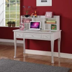 48 in. Rectangular White 3 Drawer Writing Desk with Built-In Storage by Picket House Furnishings 9 48 in. Rectangular White 3 Drawer Writing Desk with Built-In Storage by Picket House Furnishings -Picket House Furnishings Sales Store white picket house furnishings writing desks js700dk 31 1000