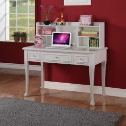 48 in. Rectangular White 3 Drawer Writing Desk with Built-In Storage by Picket House Furnishings 7 48 in. Rectangular White 3 Drawer Writing Desk with Built-In Storage by Picket House Furnishings -Picket House Furnishings Sales Store white picket house furnishings writing desks js700dk 77 1000